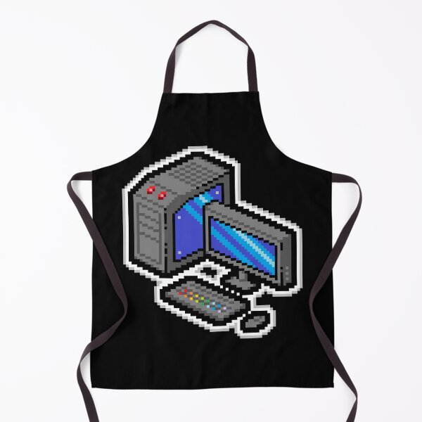 Item preview, Gaming PC Black Blue - Pixel Art designed and sold by Alex Garcia.