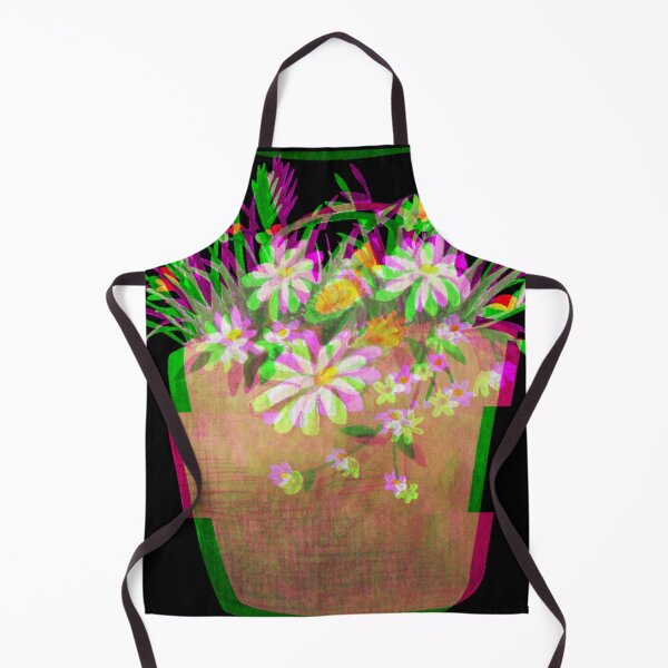 Item preview, Shiny colorful three-dimensional flowers on a black background designed and sold by airspecter.