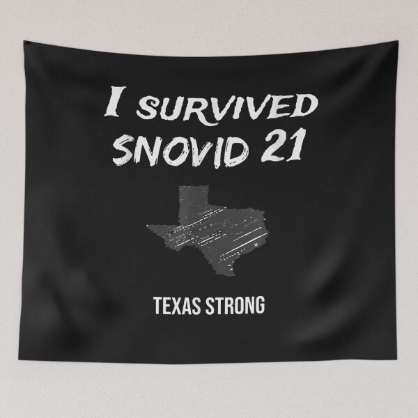 Item preview, I survived snovid-2021 Texas snow Snowstorm T-Shirt designed and sold by Lukifo-Caster.