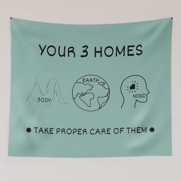 Item preview, Take Proper Care of Your Homes | Inspirational Self-Love Art designed and sold by WildChildSays.
