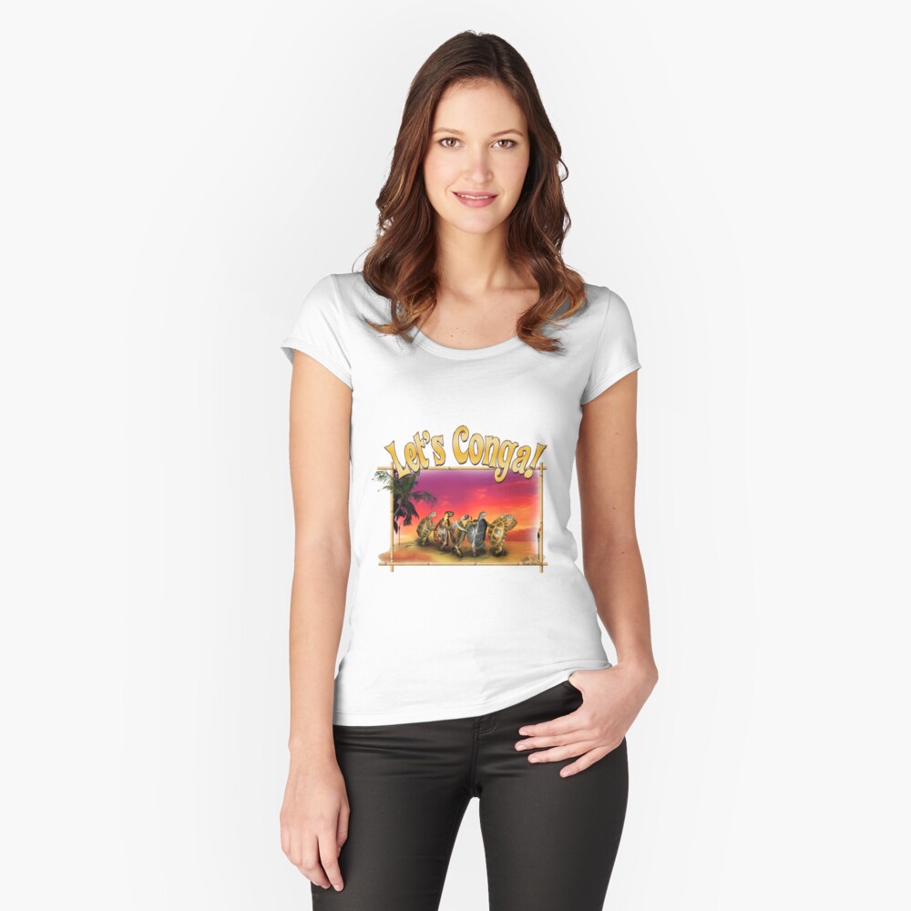 Item preview, Fitted Scoop T-Shirt designed and sold by LuckyTortoise.