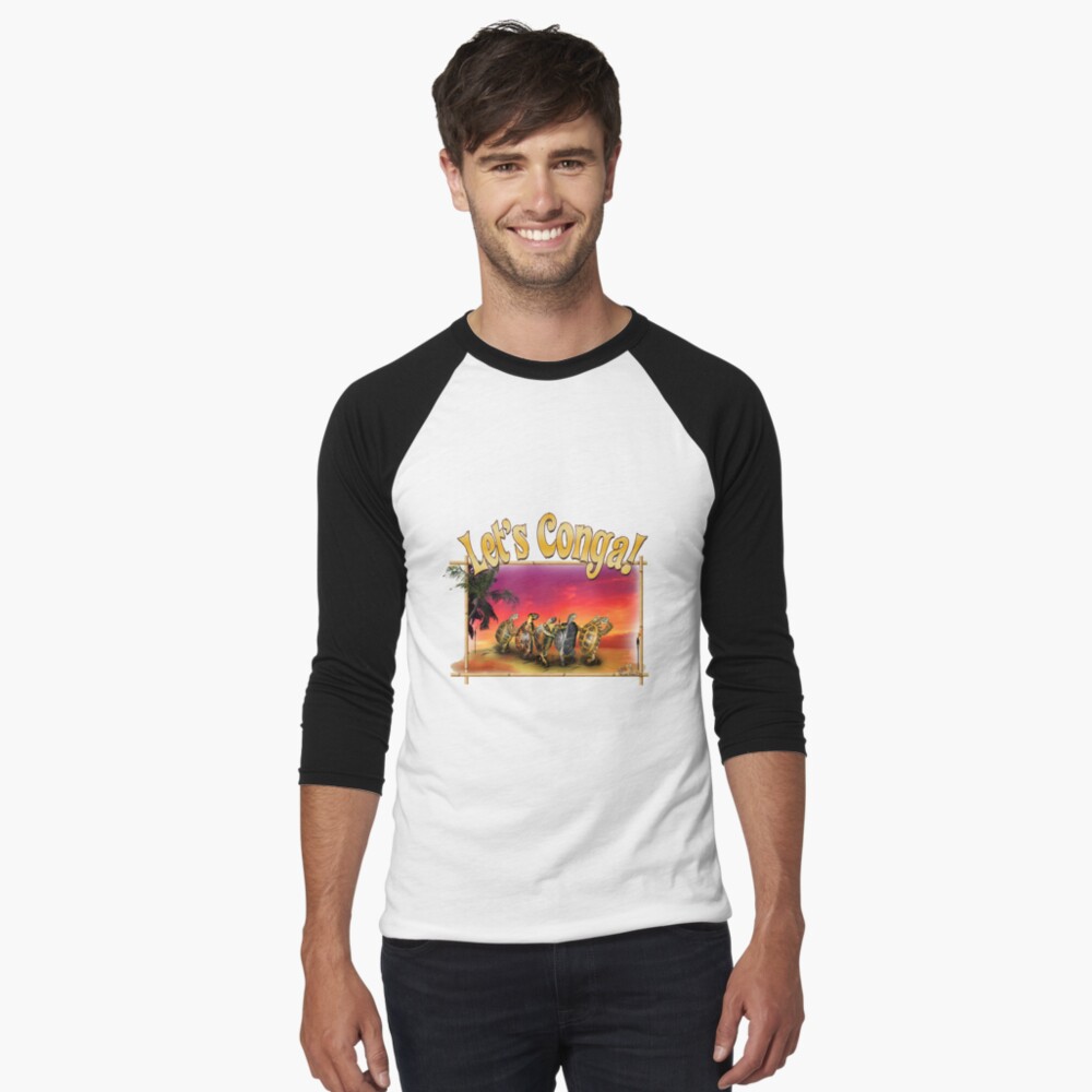 Item preview, Baseball ¾ Sleeve T-Shirt designed and sold by LuckyTortoise.