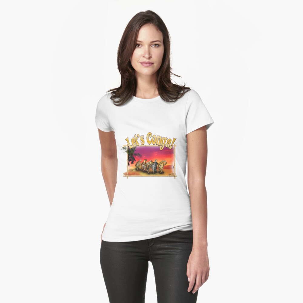 Item preview, Fitted T-Shirt designed and sold by LuckyTortoise.
