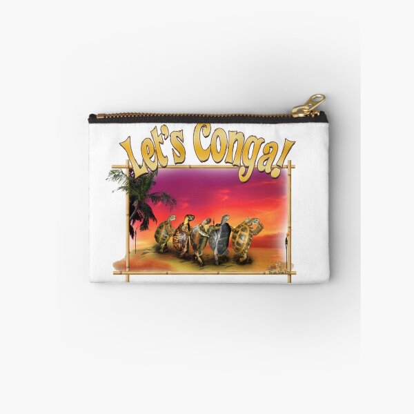 Item preview, Turtle and Tortoise Conga Line on the Beach at Sunset designed and sold by LuckyTortoise.