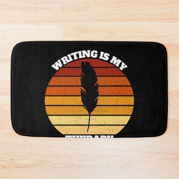 Item preview, Writing Is My Therapy Retro Vintage Sunset designed and sold by Salvadax.