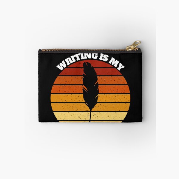 Item preview, Writing Is My Therapy Retro Vintage Sunset designed and sold by Salvadax.