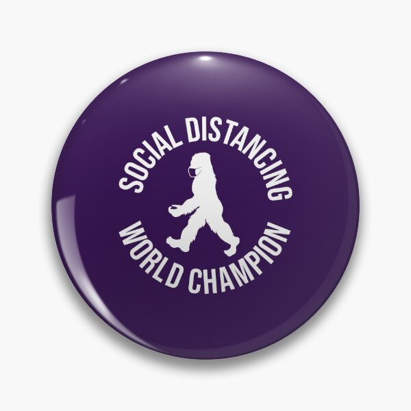 Item preview, Bigfoot Social Distancing World Champion gift for Bigfoot lovers designed and sold by BRtisticDesigns.