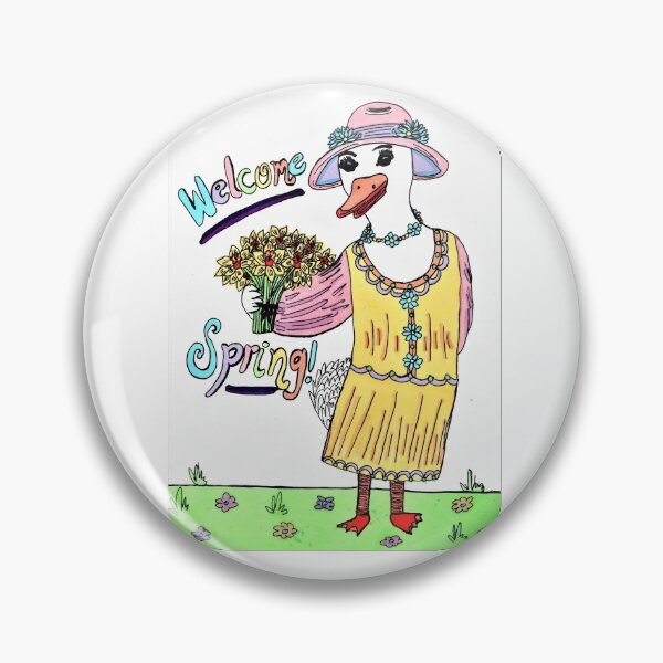 Item preview, Welcome Spring Duck designed and sold by Michelle Mead.