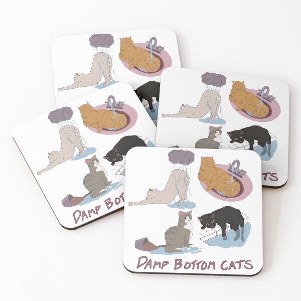 Item preview, Damp Bottom Cats designed and sold by Polkadot4946.