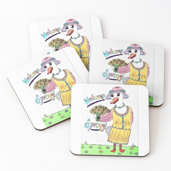 Item preview, Welcome Spring Duck designed and sold by Michelle Mead.