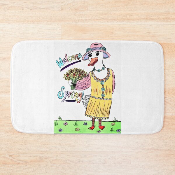 Item preview, Welcome Spring Duck designed and sold by Michelle Mead.