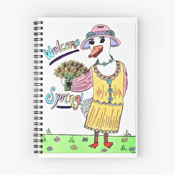 Item preview, Welcome Spring Duck designed and sold by Michelle Mead.