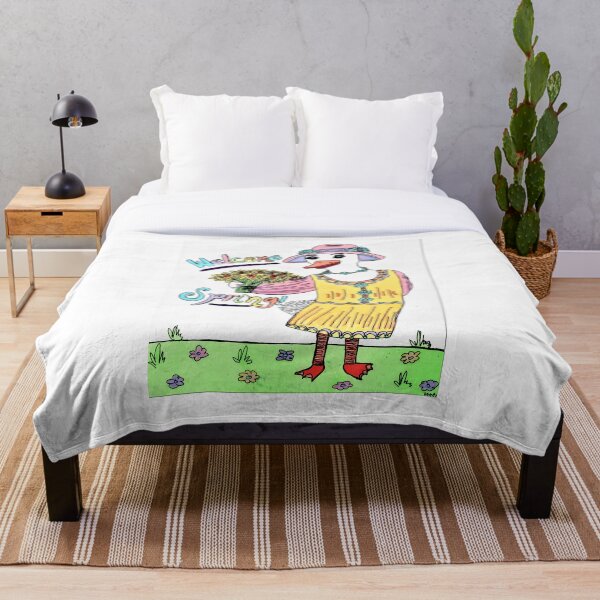 Item preview, Welcome Spring Duck designed and sold by Michelle Mead.