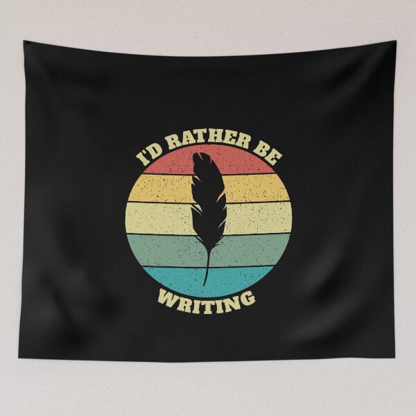 Item preview, Funny I'd Rather Be Writing designed and sold by Salvadax.