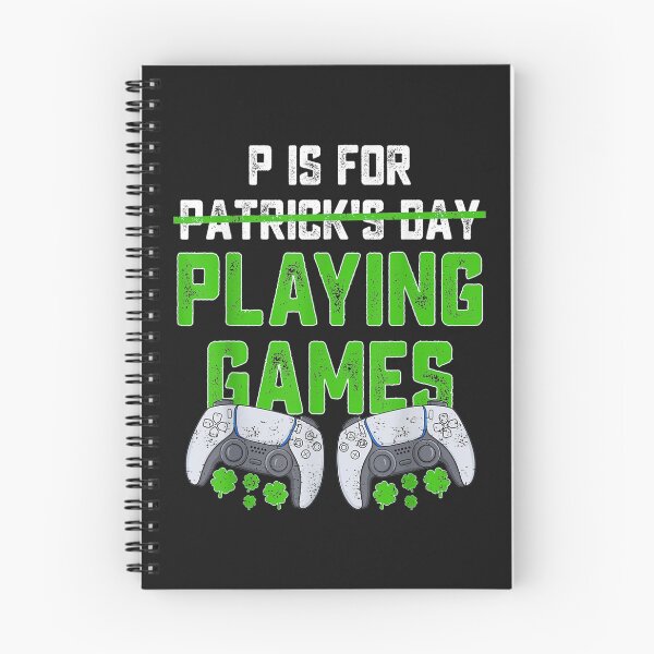 Item preview, P Is For Playing Games St Patricks Day Funny Gamer Boys Kids T-Shirt designed and sold by Lukifo-Caster.