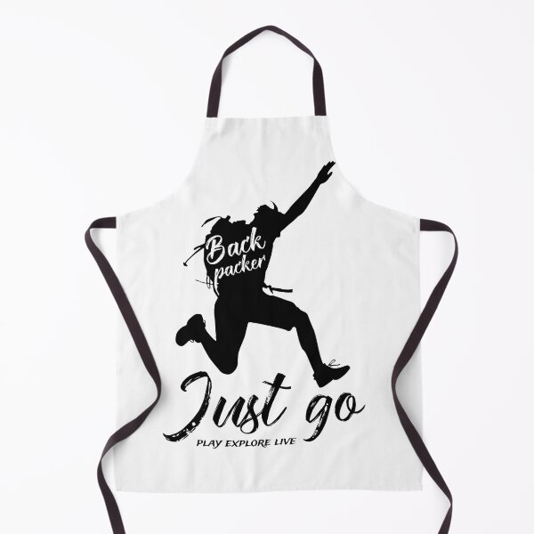 Item preview, JUST GO - Play Explore Live the Back Packer designed and sold by Periko-Drey.