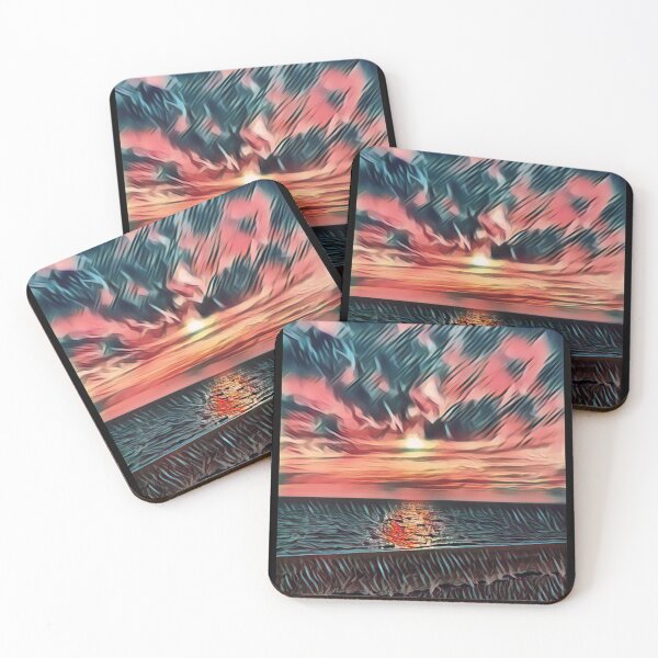 Item preview, Longing, photo of a sunset, then edited in color and digitally designed and sold by Pelikancrazy.