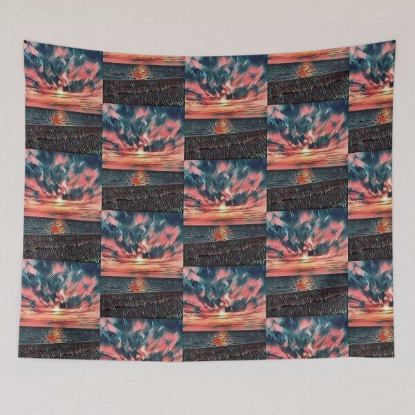 Item preview, Longing, photo of a sunset, then edited in color and digitally designed and sold by Pelikancrazy.
