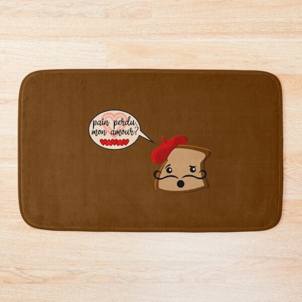Item preview, Pain Perdu, Mon Amour? (on Brown) designed and sold by PawsitiveMum.