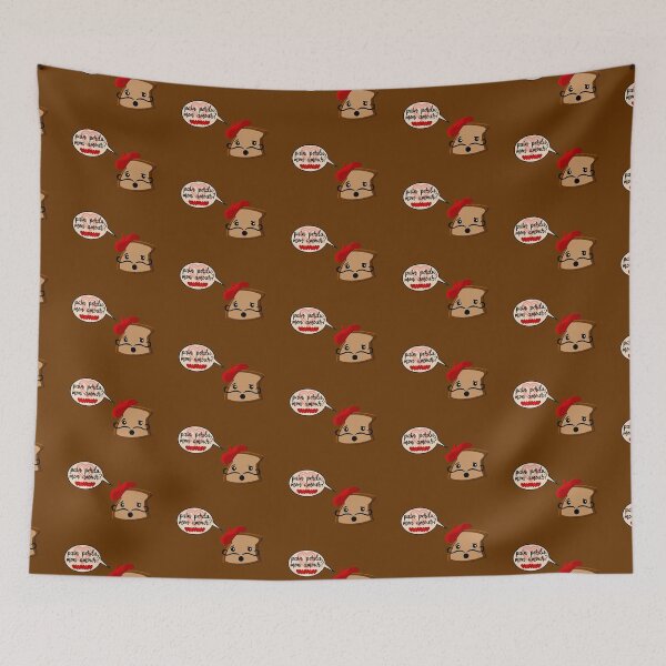 Item preview, Pain Perdu, Mon Amour? (on Brown) designed and sold by PawsitiveMum.