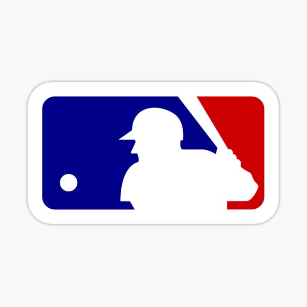dolanan bal kasti logo mlb jaman disik Sticker