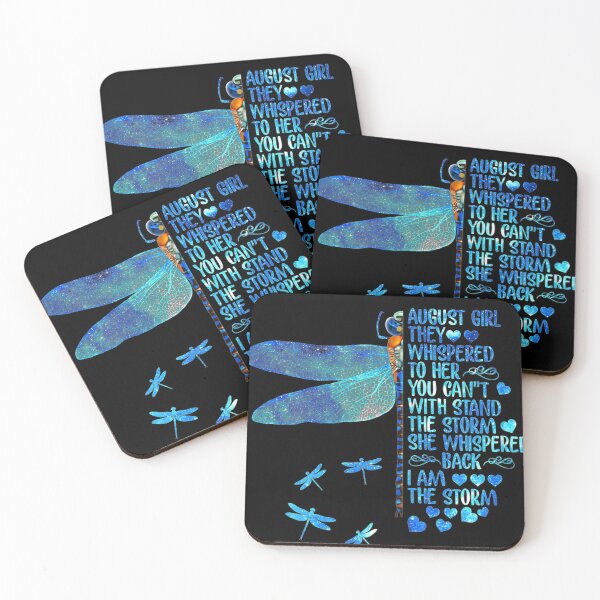 Item preview, Womens August Girl I Am The Storm Dragonfly Gift Birthday For Girls  designed and sold by tunsiunhin.