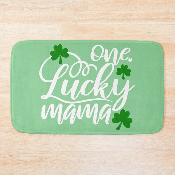 Item preview, One Lucky Mama, St Patricks Day gift, Shamrock quote designed and sold by taby2you.