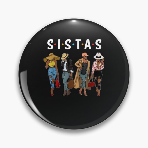 Item preview, Sistas Afro Women Together Friend Black Girl Pride T-Shirt designed and sold by Lukifo-Caster.
