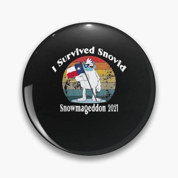 Item preview, Snowmageddon 2021 I Survived Snovid Texas Snow Retro T-Shirt designed and sold by Lukifo-Caster.