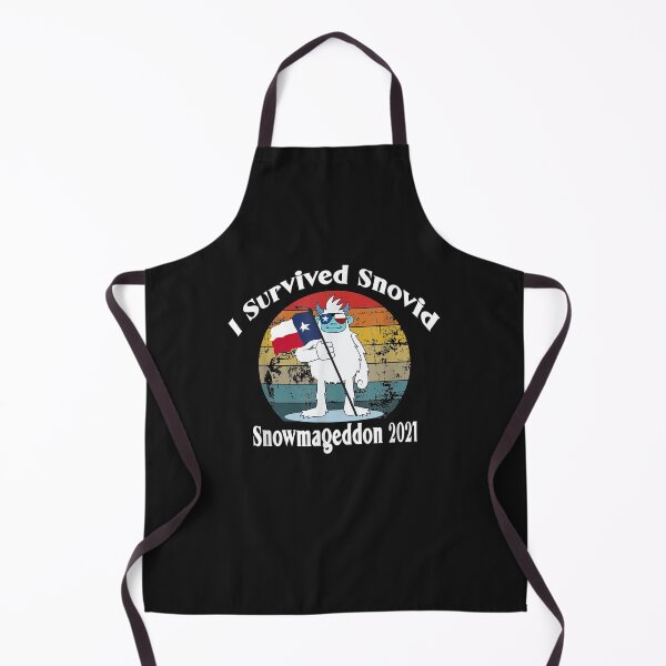 Item preview, Snowmageddon 2021 I Survived Snovid Texas Snow Retro T-Shirt designed and sold by Lukifo-Caster.