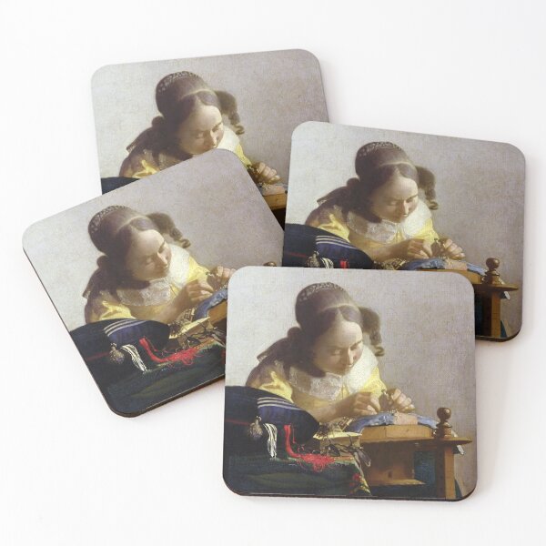 Item preview, Johannes Vermeer - The Lacemaker (De kantwerkster) (1670) designed and sold by HistoryRestored.