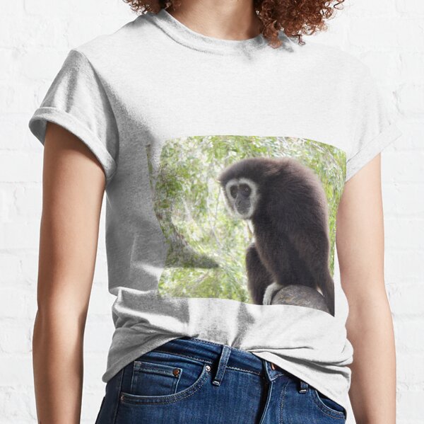 White Handed Gibbon 002 Classic T-Shirt