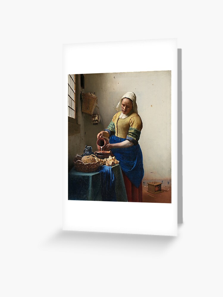 Johannes Vermeer - The Milkmaid (Het Melkmeisje) (1658)