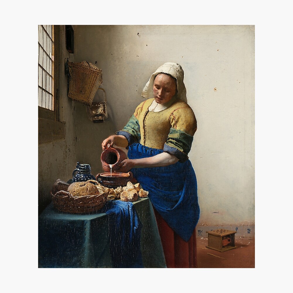 Johannes Vermeer - The Milkmaid (Het Melkmeisje) (1658)