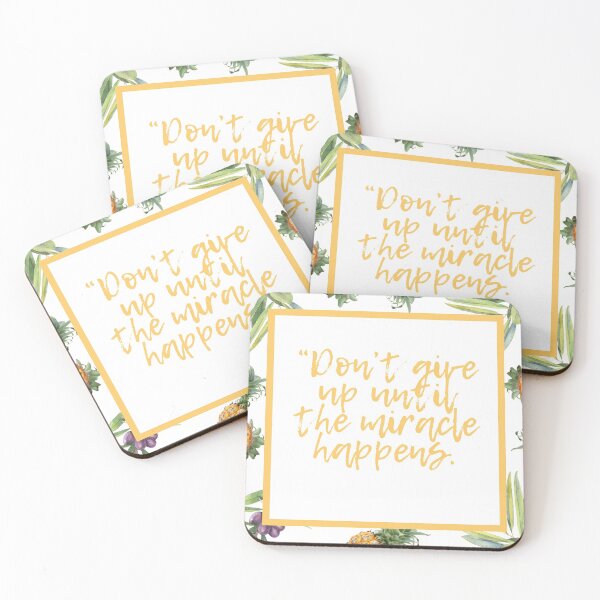 Item preview, Don't give up until the miracle happens designed and sold by MagdalenaRulez.