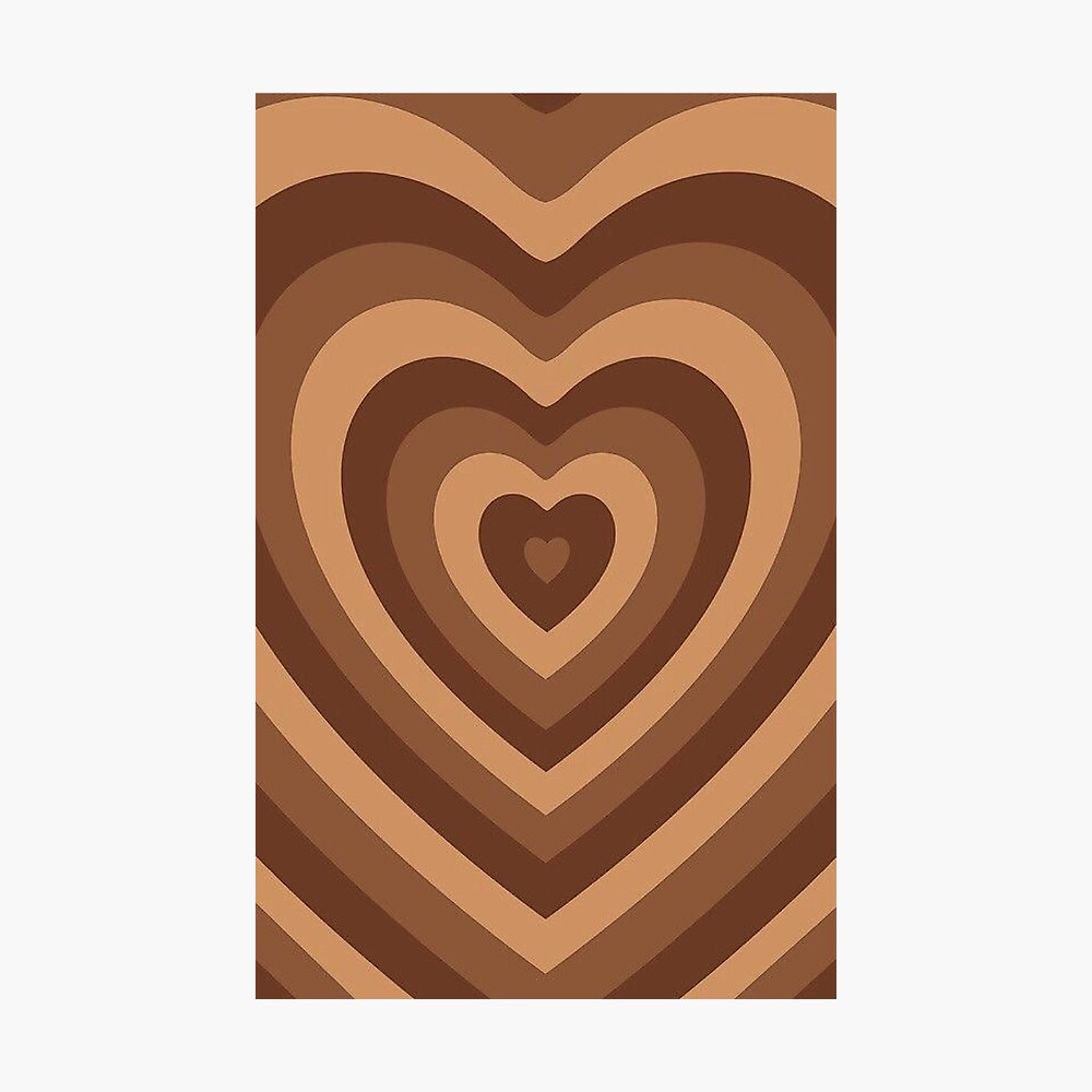 Brown Hearts Aesthetic Wallpapers  Wallpaper Cave