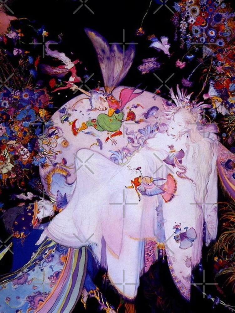 "Yoshitaka Amano - A Midsummer Nights Dream" iPhone Case for Sale by