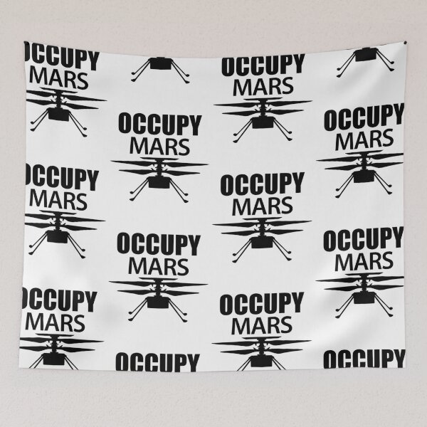 Item preview, Occupy Mars | Ingenuity Martian Helicopter designed and sold by GravitiTees.