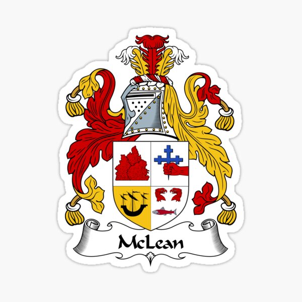 Item preview, McLean Coat of Arms / McLean Family Crest designed and sold by ScotlandForever.