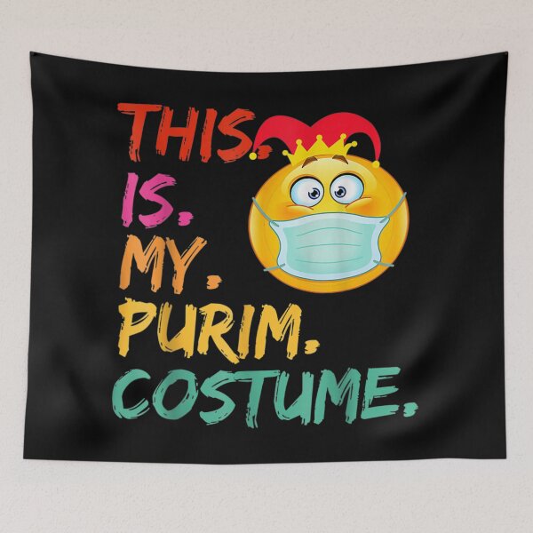 Item preview, This is my Purim Costume funny Jewish Face Mask designed and sold by JayeBraden.