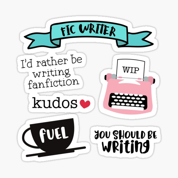 Fic Writer Sticker Pack Sticker