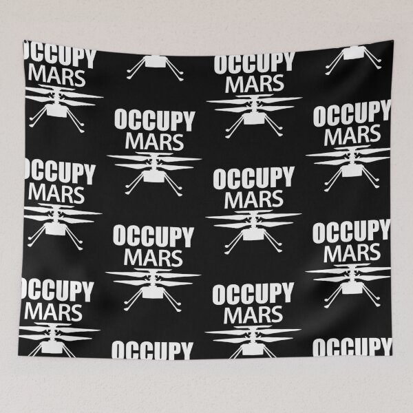 Item preview, Occupy Mars | Ingenuity Helicopter designed and sold by GravitiTees.
