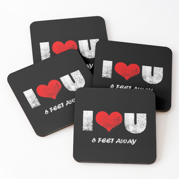 Item preview, I Love You Six Feet Away designed and sold by odrito.