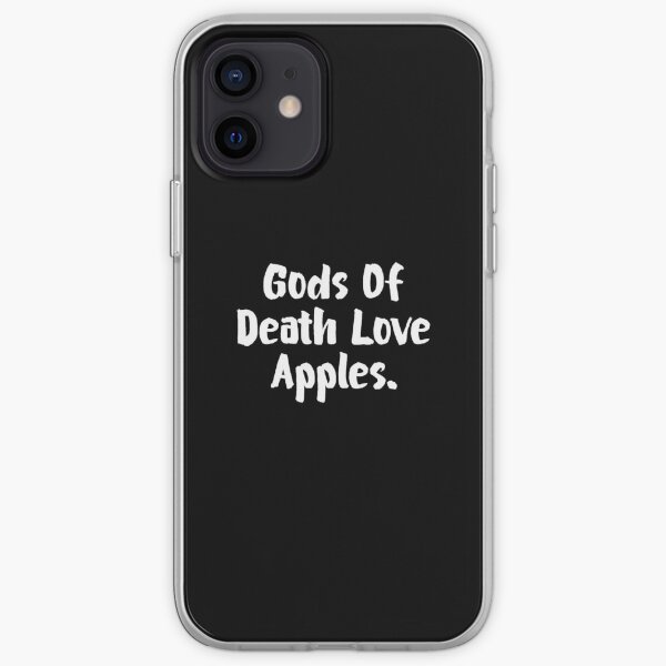 Les dieux de la mort aiment les pommes Coque souple iPhone