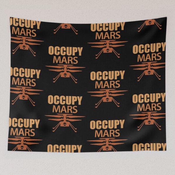 Item preview, Occupy Mars | Ingenuity Test Powered Flight designed and sold by GravitiTees.