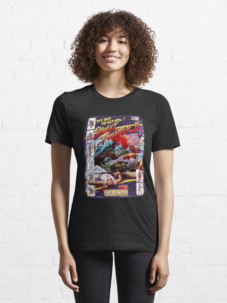 Street Fighter 2 Blanka Mens & Womens Unisex Street Fighter Crew