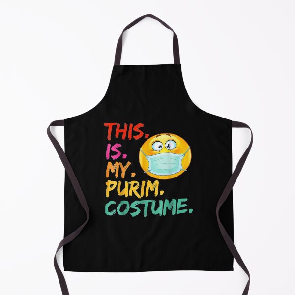 Item preview, This Is My Purim Costume funny Jewish Face Mask designed and sold by JayeBraden.