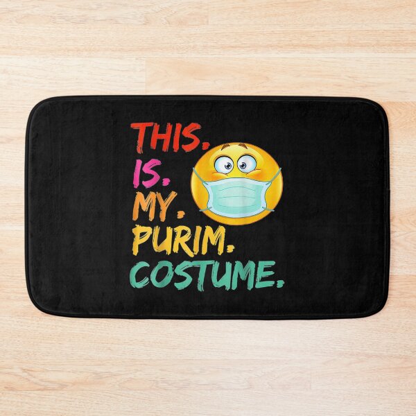 Item preview, This Is My Purim Costume funny Jewish Face Mask designed and sold by JayeBraden.