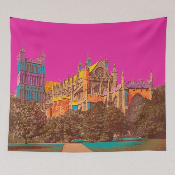 Item preview, vintage Exeter Cathedral, landmark England designed and sold by Mauswohn.