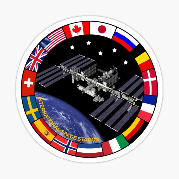 ISS Composite Logo Sticker